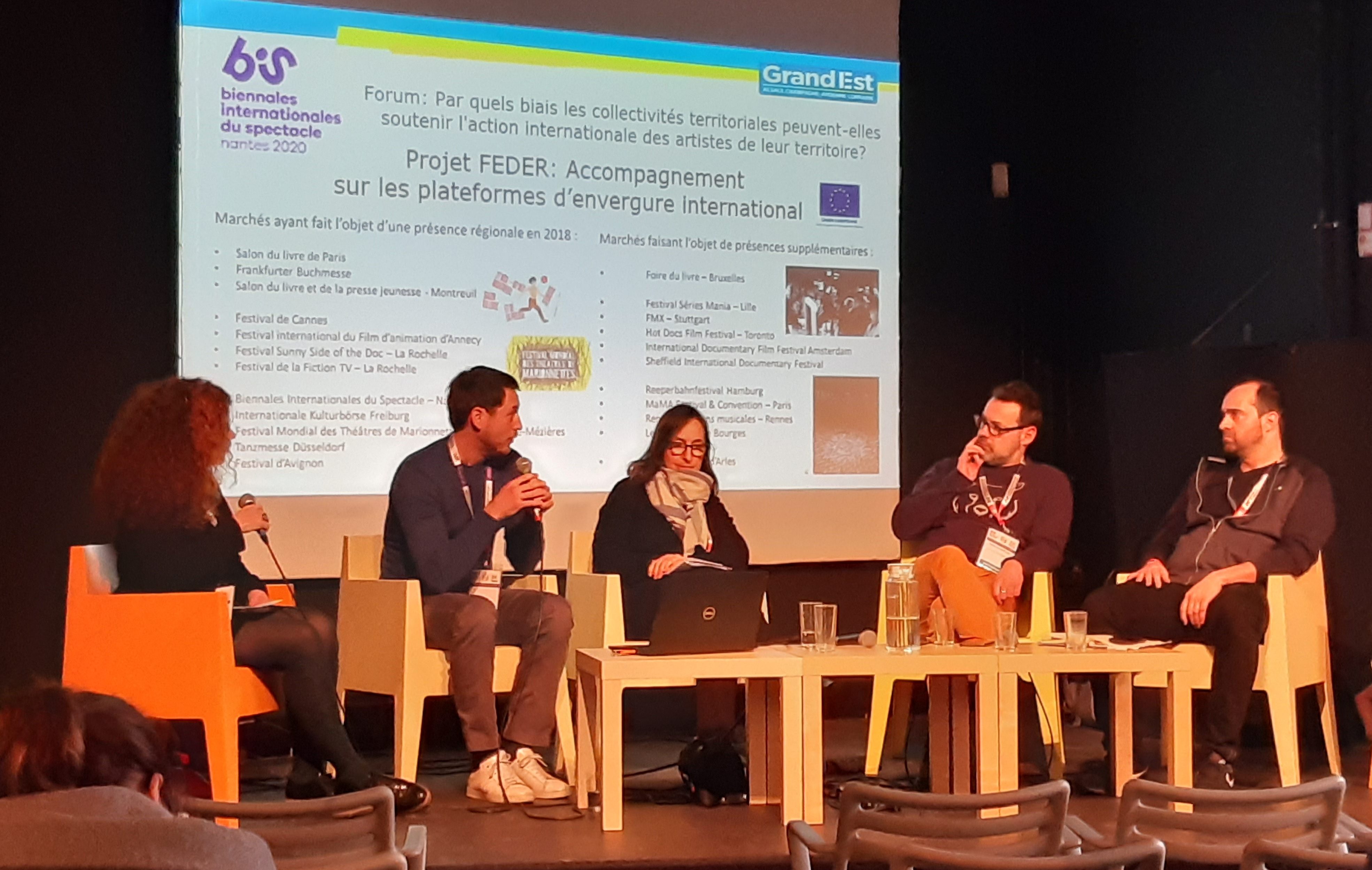Tableronde aux BIS de Nantes le soutien des collectivités
