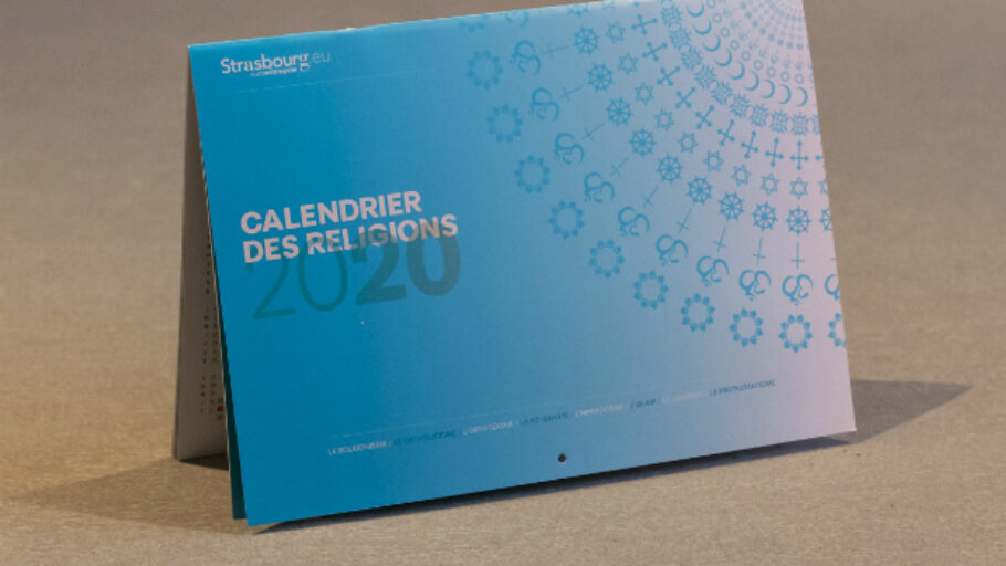 Calendrier des Religions 2020 de la Ville de Strasbourg