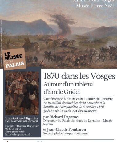 Le musée sort de son palais « 1870 dans les Vosges, autour d’un tableau d’Émile Gridel »
