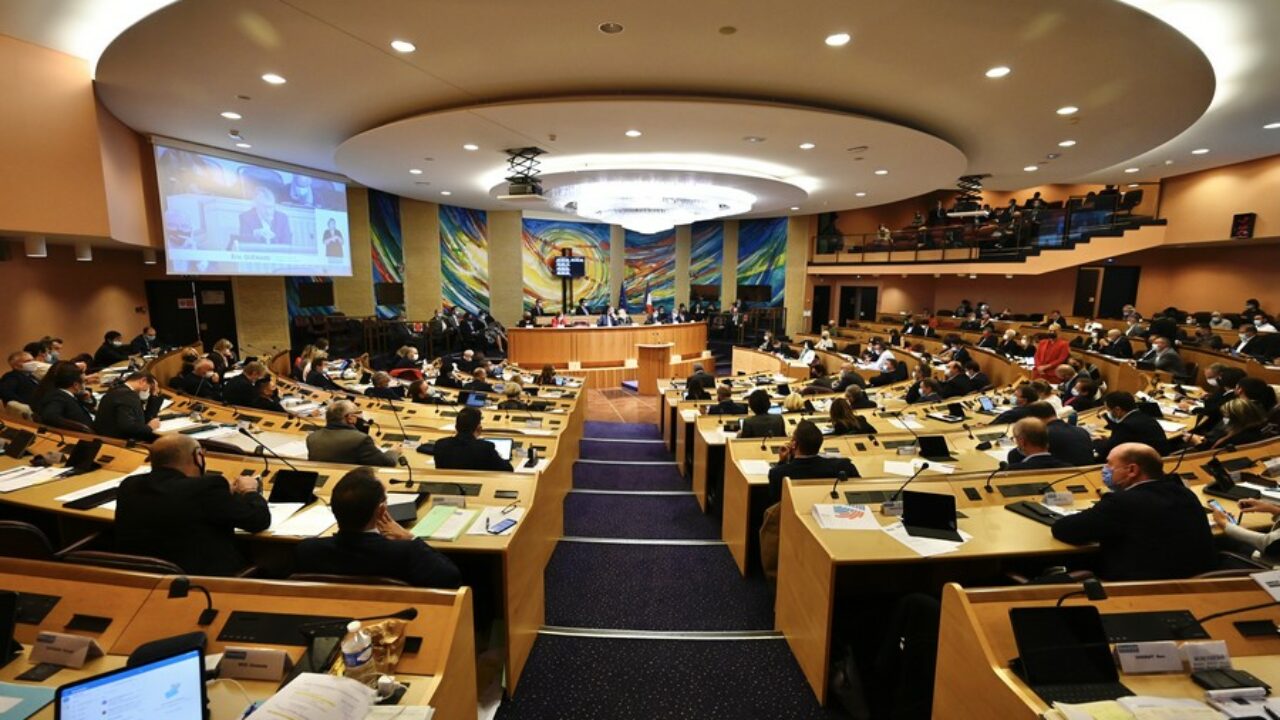 Seance Pleniere hemicycle Metz le 14 octobre 2021