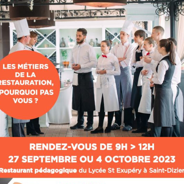 Les métiers de la restauration, pourquoi pas vous ?