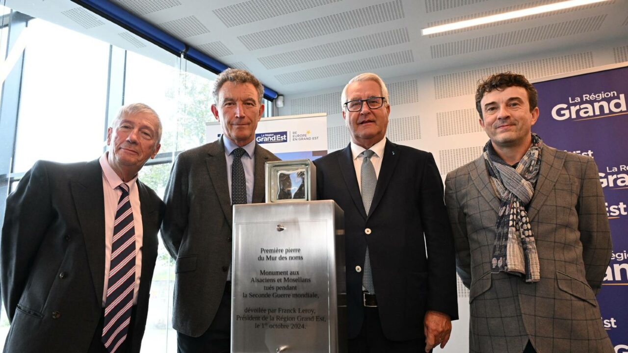 La 1ère pierre du Mur des Noms dévoilée à Schirmeck