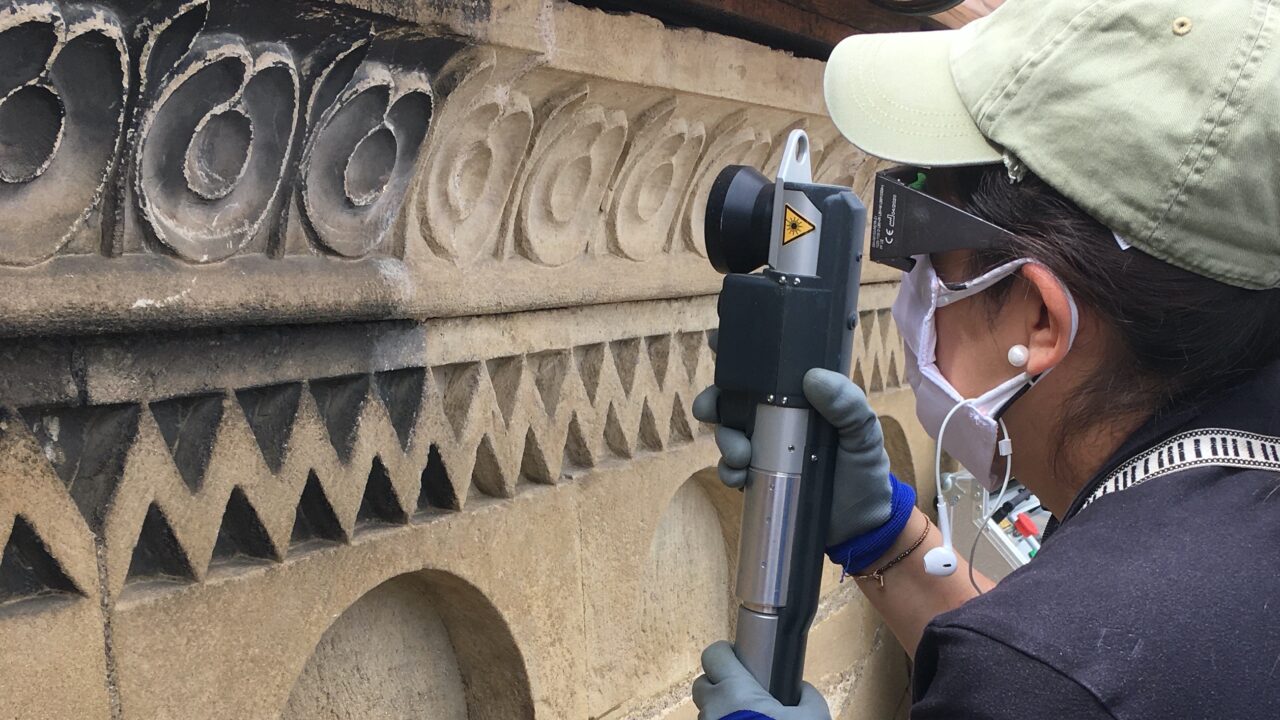 Nettoyage laser sur pierre 1-Eglise de Rouffach