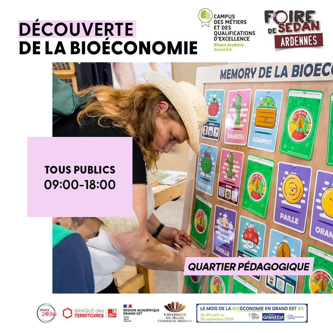 Découverte de la bioéconomie à la Foire de Sedan