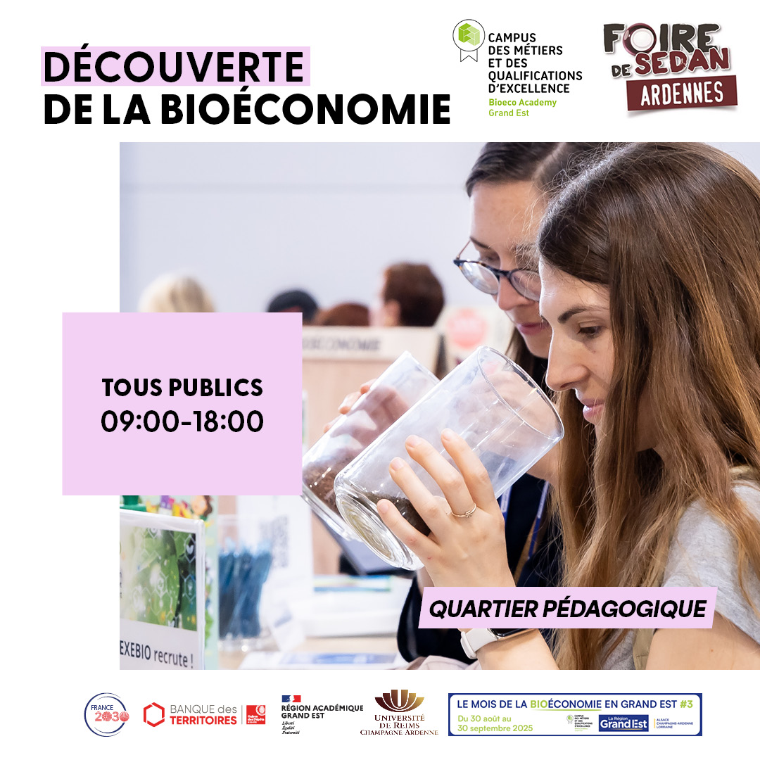 Découverte de la bioéconomie à la Foire de Sedan
