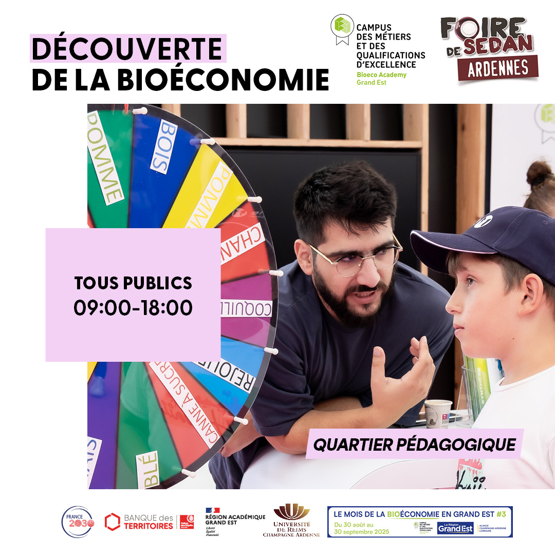 Découverte de la bioéconomie à la Foire de Sedan