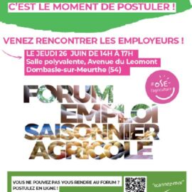 Forum emploi saisonnier agricole