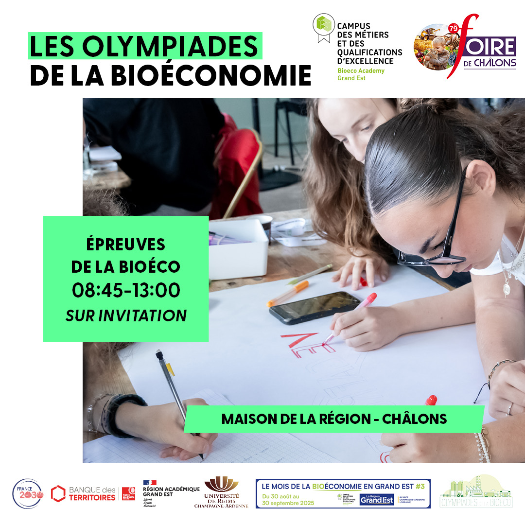 Olympiades de la bioéconomie en Champagne-Ardenne (épreuves)