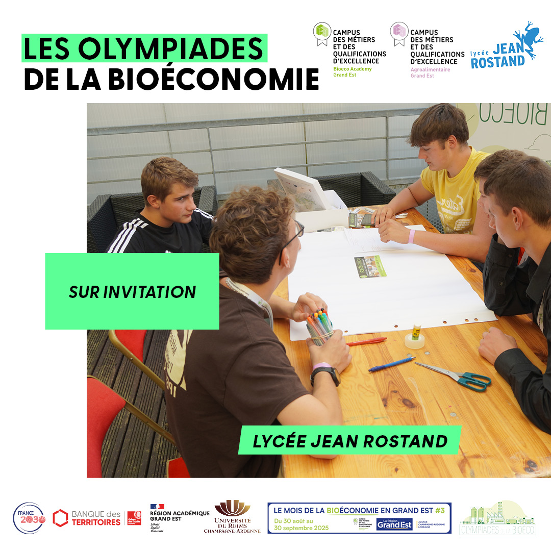 Olympiades de la bioéconomie en Alsace