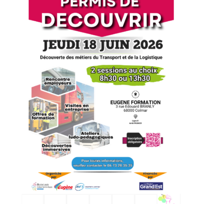 Permis de découvrir : métiers transport et logistique