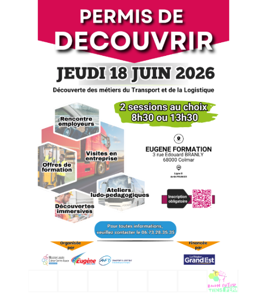 Permis de découvrir : métiers transport et logistique