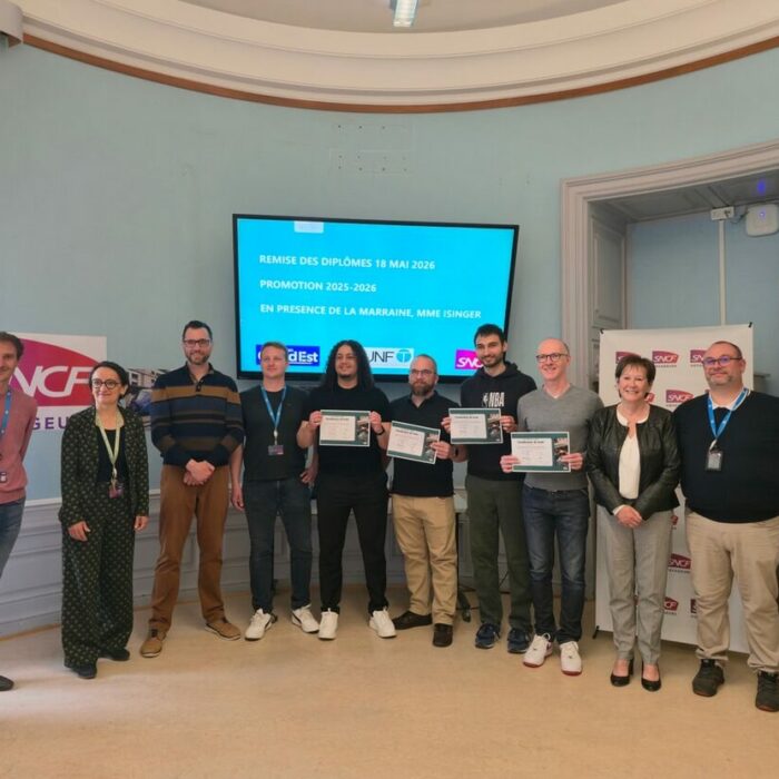 Remise de diplômes de conducteurs de trains TFA