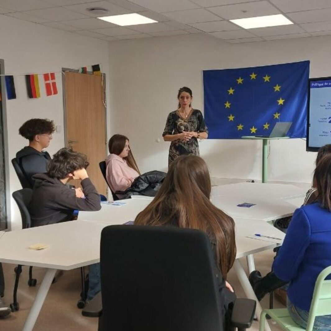 Animation Fonds européens avec des élèves du lycée Charlemagne (Thionville)