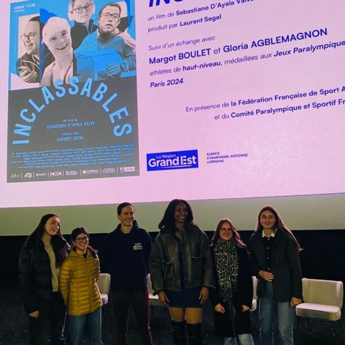 150 lycéens sensibilisés à la question du parasport ce matin au Cinéma CGR Troyes