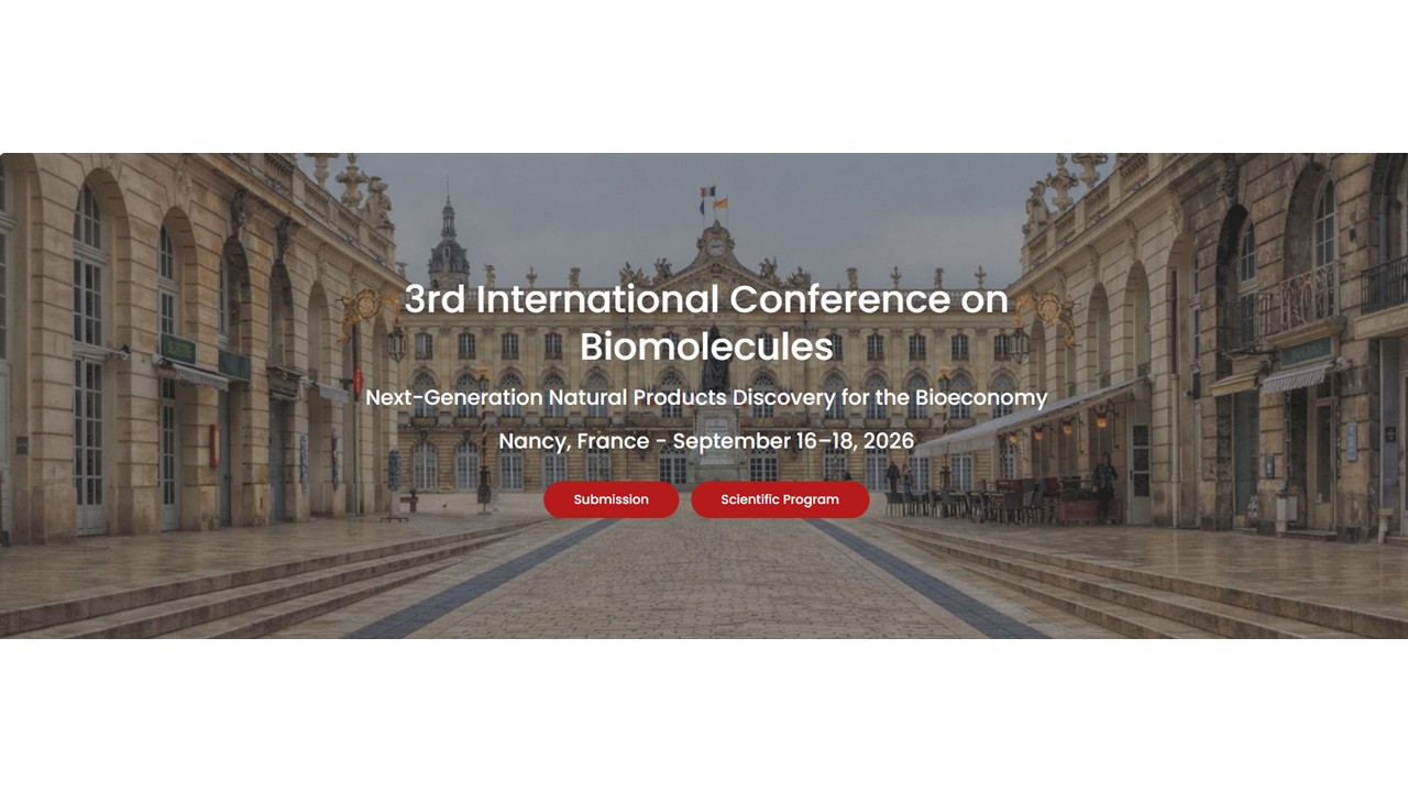 3ème colloque international sur les biomolécules