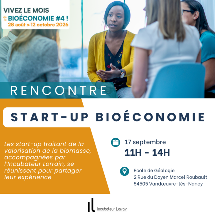 Rencontre des start-up de la bioéconomie