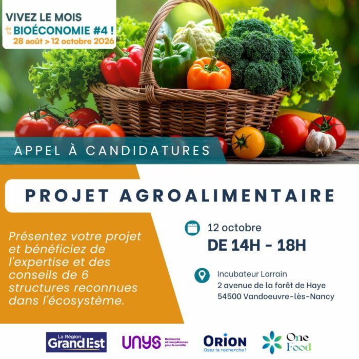 Appel à Candidatures – Projet Agroalimentaire