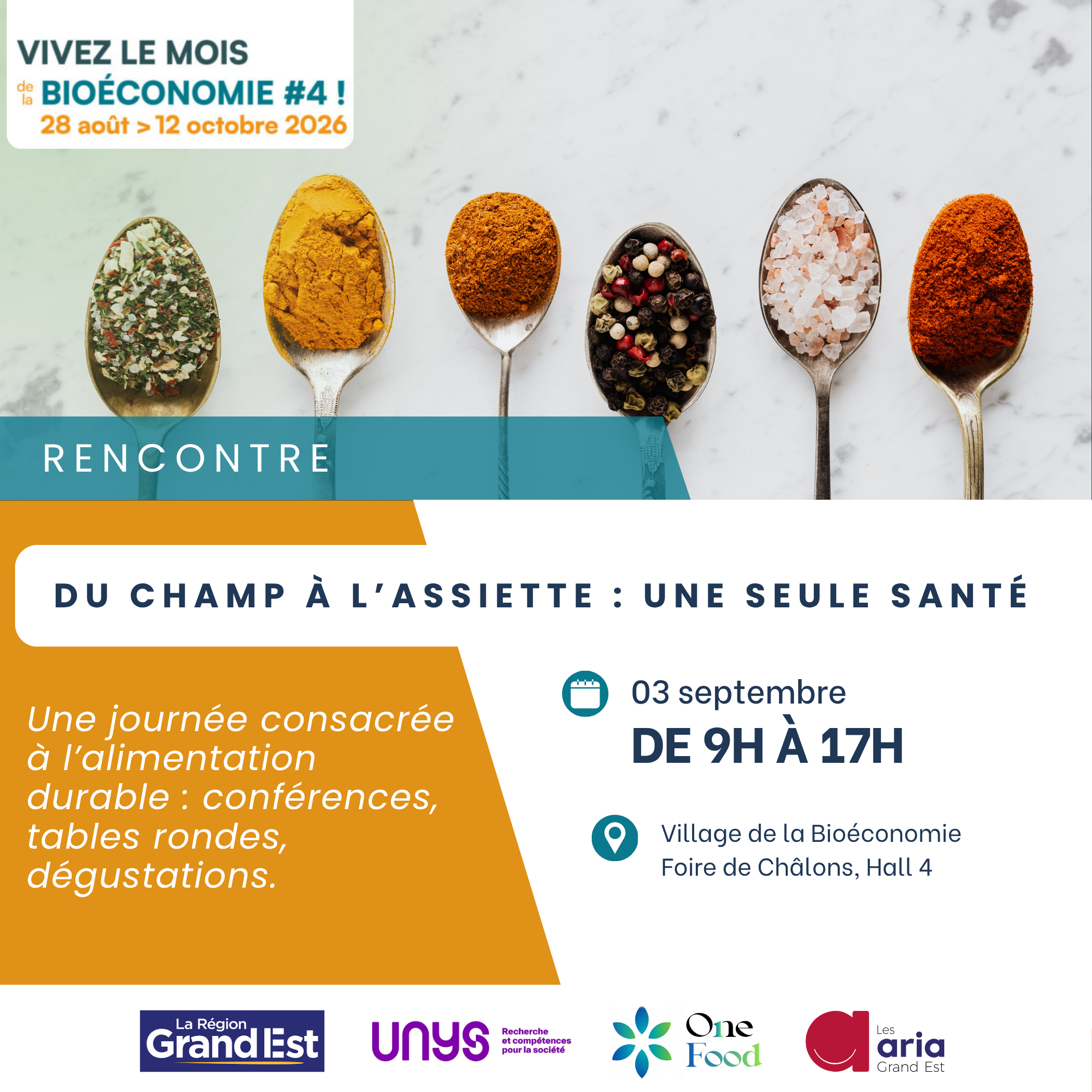 Journée Alimentation au Village de la Bioéconomie – Du champ à l&rsquo;assiette, une seule santé