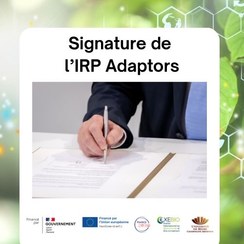 Signature de l’IRP Adaptors