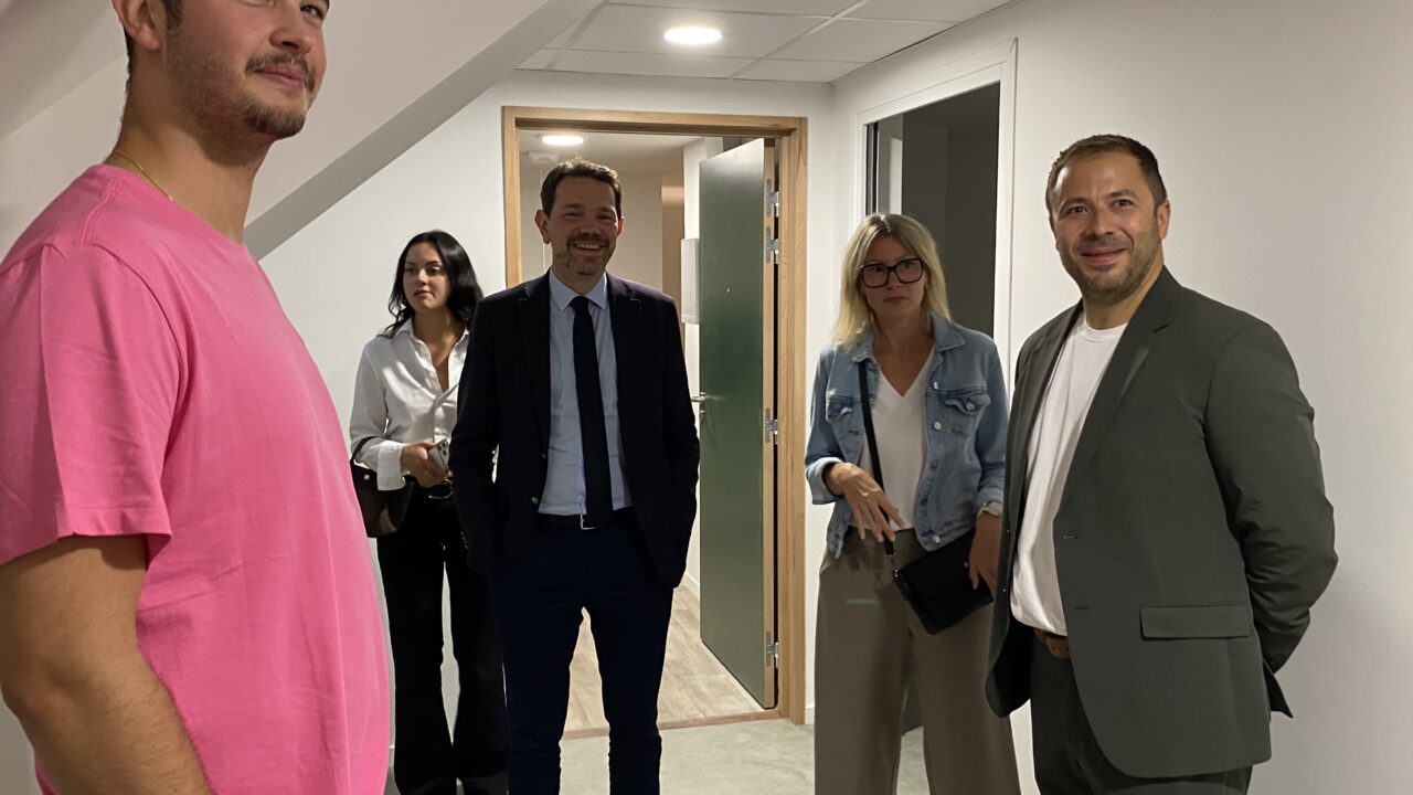 Visite de la Maison des Internes à CHarleville-Mézières